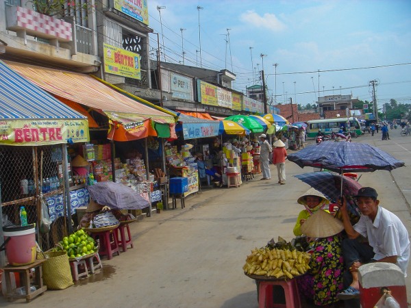 Small Shops in Ben Tre Province Vietnam