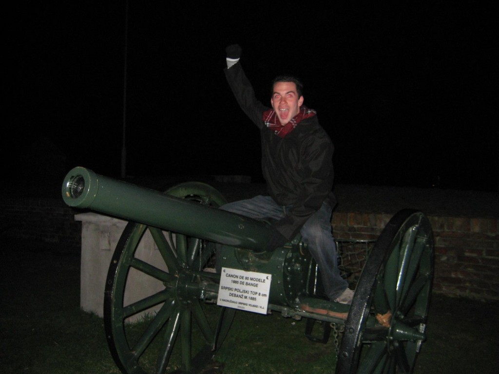 Kalemegdan Citadel Cannon in Belgrade (Beograd) Serbia