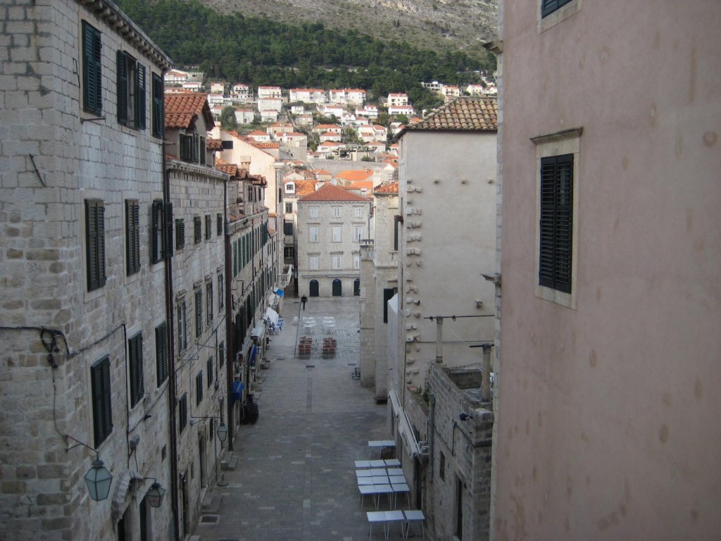 View of Old City in Dubrovnik, Croatia