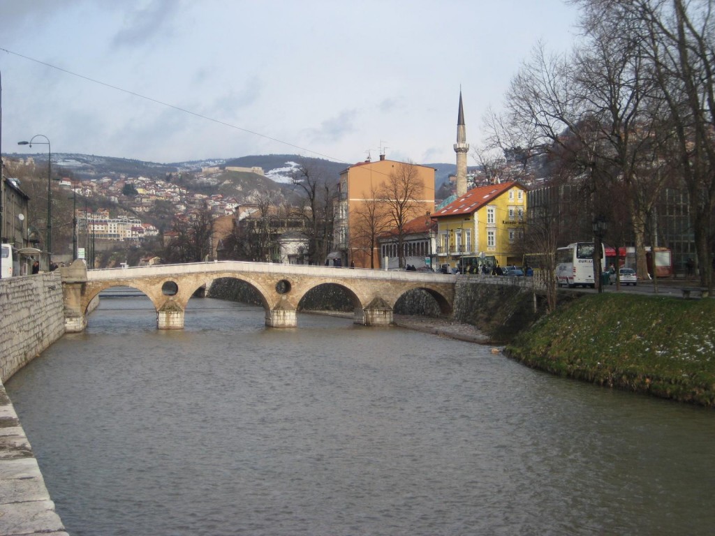 Latin Bridge in Sarajevo Bosnia