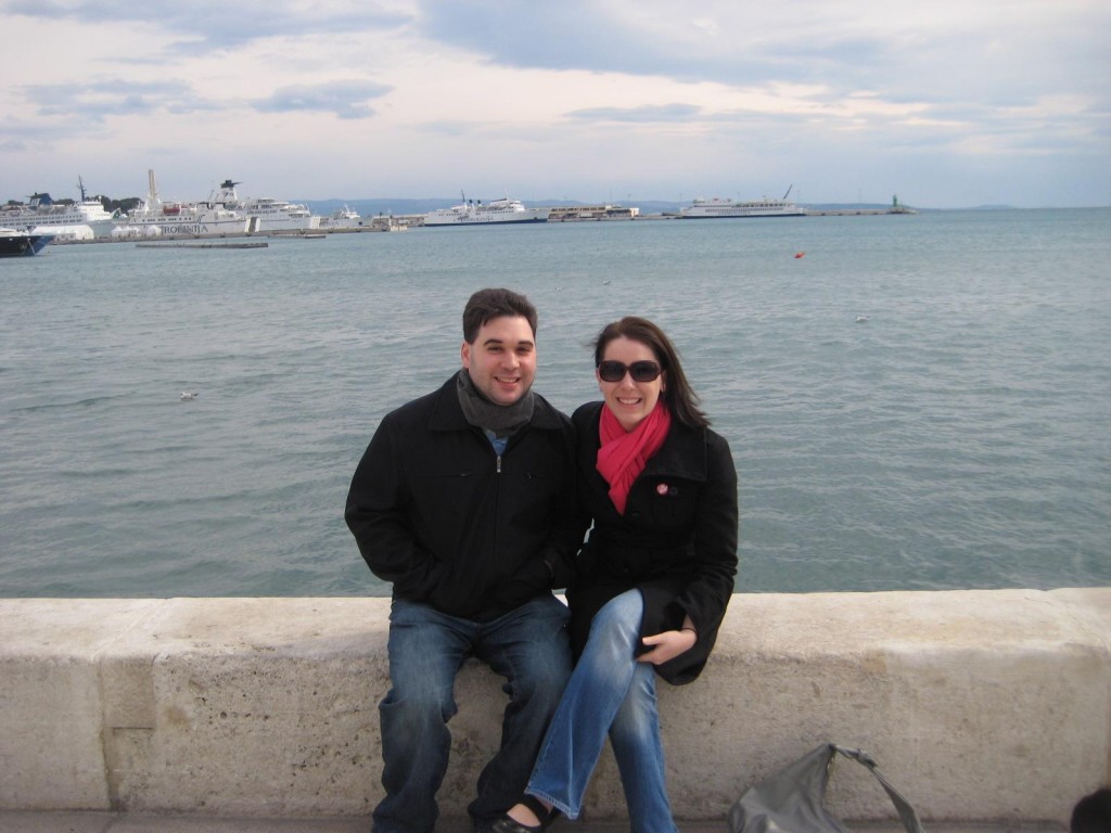 Seawall in Split, Croatia