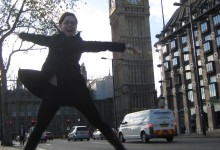 Jumping in front of big ben London