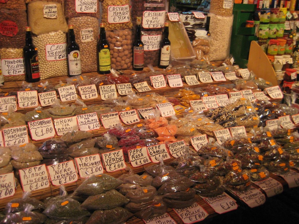 Spice Market in Palermo, Sicily Italy