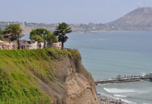 Cliffs of Miraflores Lima, Peru