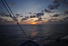 view of Indian ocean from Silver Wind SilverSea Cruise
