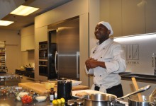 Chef Wamu from South Africa at De Gustibus New York City