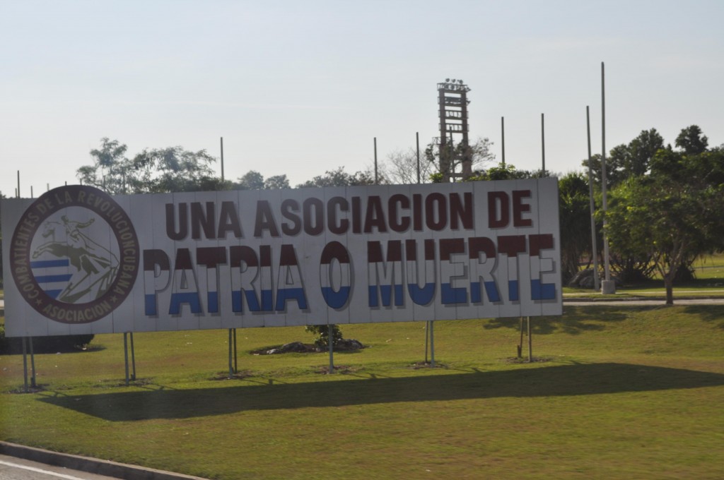 Cuban Communist Billboard Havana