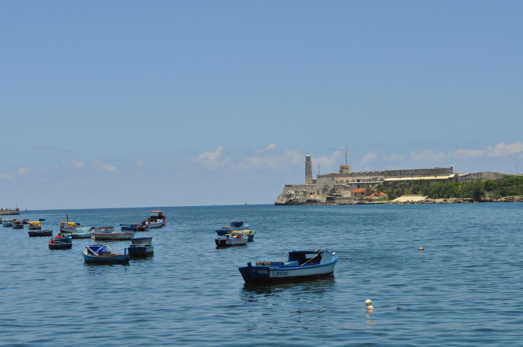 Boats in Havana Harbor, Cuba