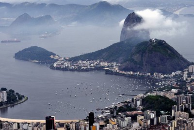 View of Rio from Corcovado Christ the Redeemer