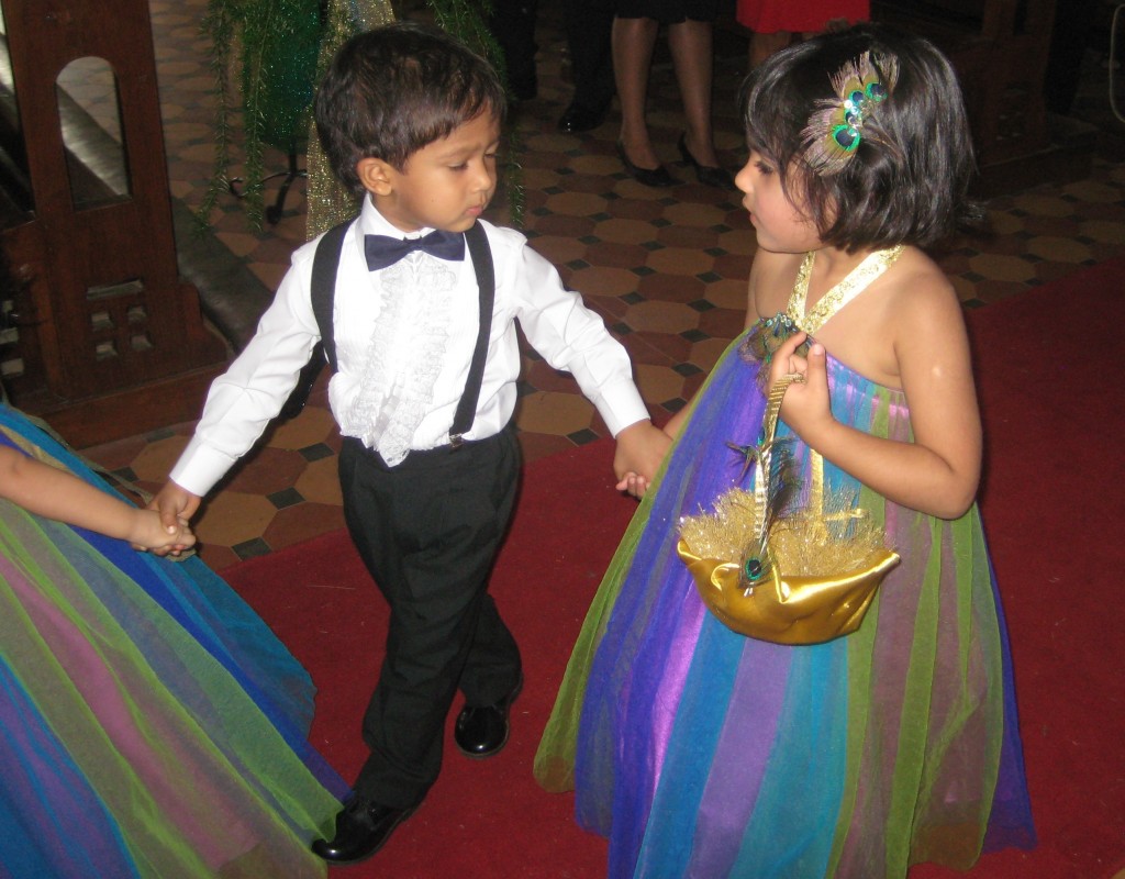 Flower Girl Goa India Catholic Wedding