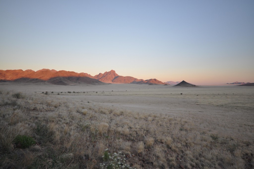 View from Desert Sossusvlei Lodge Namibia