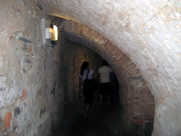 Château Royal de Collioure is a legit castle.  Check out these cook D shaped hallways!