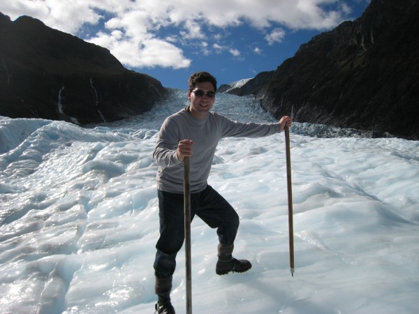 Dave has conquered Fox Glacier!  A helihike gets you to the most unbelievable places.