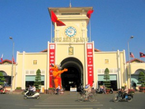 Ben Thanh Market in Ho Chi Minh City Vietnam