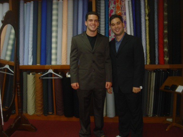 The end result - two new custom made suits and we're lookin' good!