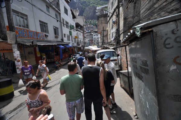 The streets of Rocinha favela