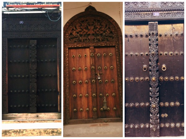 Zanzibar is known for its ornate doors representing design elements from Arab, Persian, Asian and European influences