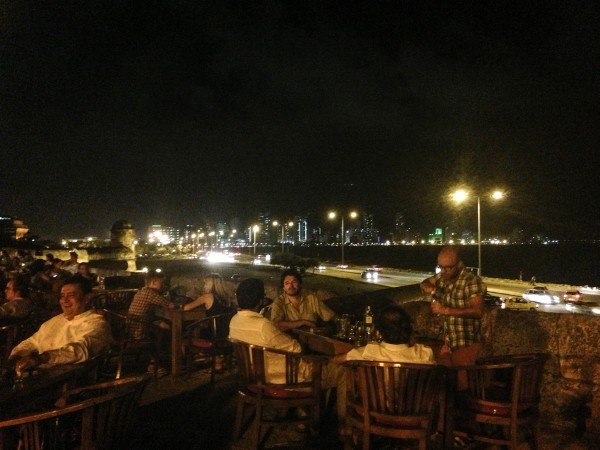 Perch yourself above the ramparts of the Old City and enjoy a drink at Cafe de Mar.