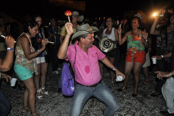 The party on the wall brings out the fiesta cowboy in everybody