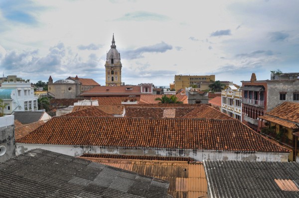 The rooftops of Cartagena's Old City offer a beautiful indication of the wonderful city below