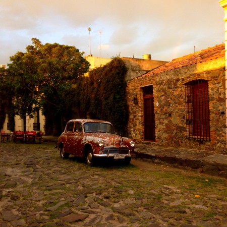 Old American car Colonia Uruguay