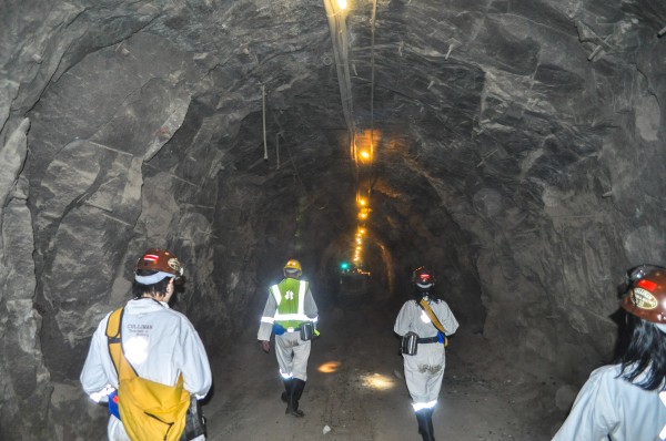 Walking the tunnels of the Cullinan Diamond Mine