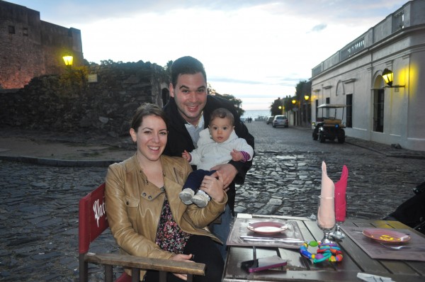 Three Year Anniversary Dinner - Chandra Dave & Samara in Plaza Mayor