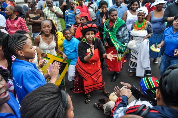 Outside Mandela's Home in Houghton 17