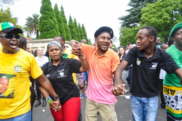 Outside Mandela's Home in Houghton 29