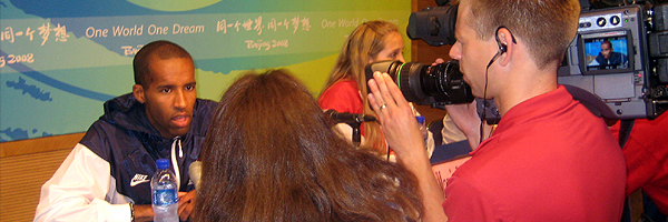 Media Interviews at Beijing 2008 Olympics