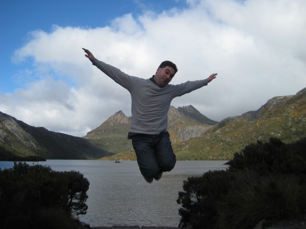 Dove Lake and Cradle Mountain in Tasmania, Australia