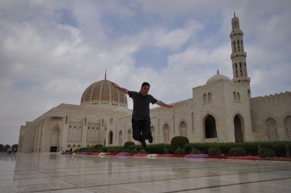 The stunning Grand Mosque of Muscat, Oman