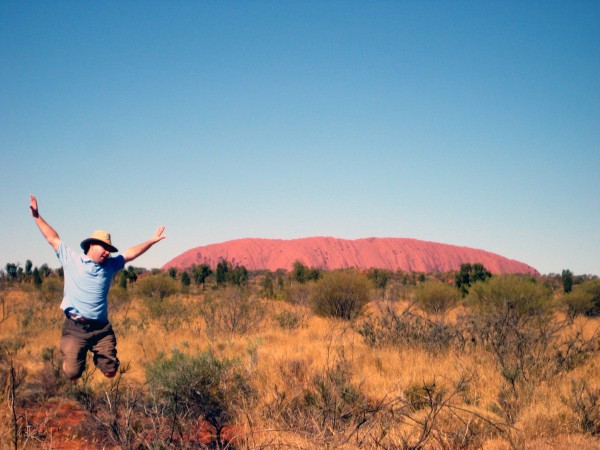 The famous Uluru-Kata Tjuta National Park in Australia