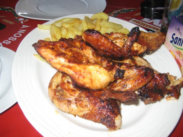 Portugese chicken peri peri at Florestinha
