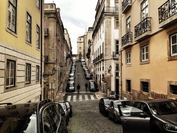 Slanty Streets Lisbon Portugal