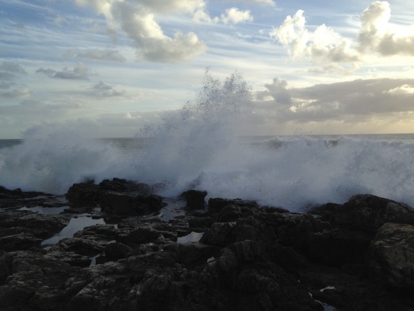 Waves Crashing Sintra portugal