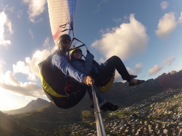 Go Pro Paragliding Camps Bay from Lions Head South Africa Paragliding