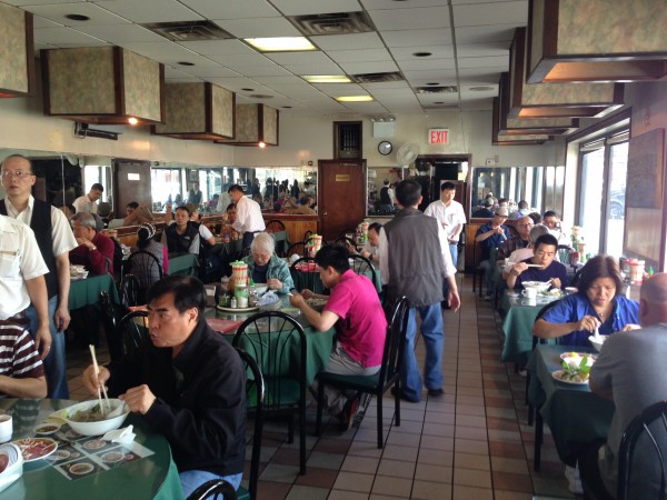 Not a white person in sight. Just like I like my Vietnamese restaurants.