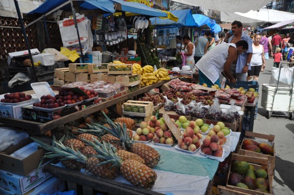 Fruit Market in Rocinha Favela Rio de Janeiro Brazil