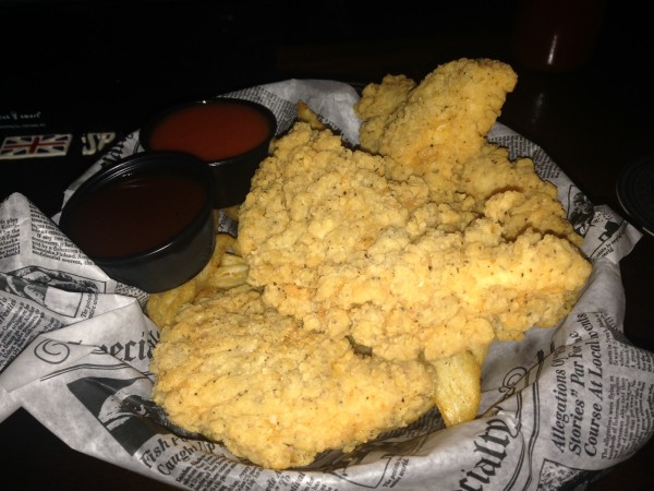 There's nothing extraordinary about chicken tenders, right? I don't know, there's something about the way things are fried in the south. It's just hard to beat. Take these chicken tenders from Churchill's Pub in Savannah? They're beautiful. And as delicious as they look. 