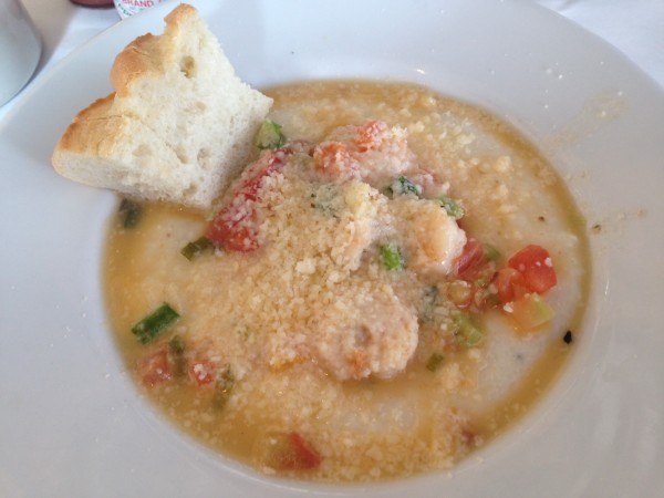 It's hard not to start with such a classic. Shrimp and grits. The perfect gooey, delicious treat that's just as good for breakfast as it is for dinner. This one's from Huey's on River Street in Savannah.