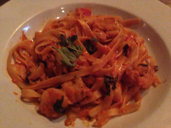 If you're overloaded on grits and ribs by the end of the day and want something a bit more refined, check out the lobster and crab pasta at Tramici Neighborhood Italian Restaurant on St. Simons Island in Georgia. 