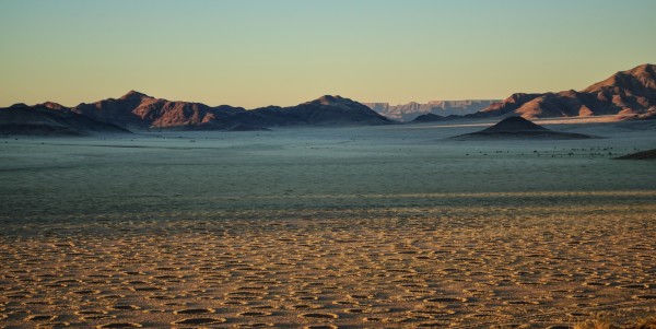 This was the view from our bedroom. They don't call it Desert Lodge for nothing.