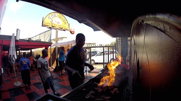 Masterful BBQ taking place at Joe's Butchery in Alexandra Township