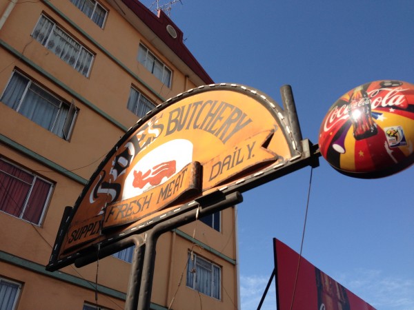 An iconic sign in Alexandra Township