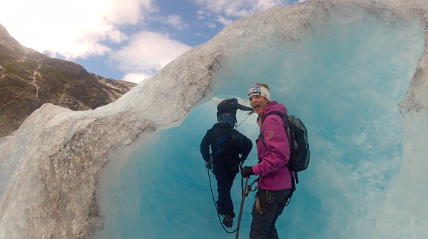 Sometimes a glacier can feel like another planet!