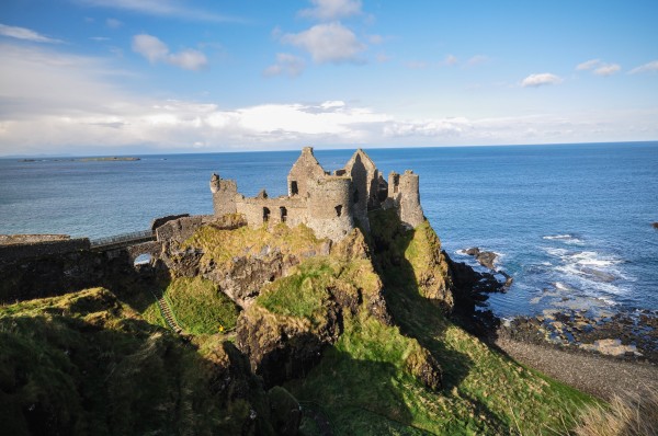 Dunluce Castle is one of the most dramatic sites in Northern Ireland.