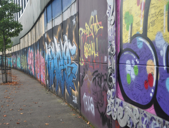 Peace Wall in Belfast