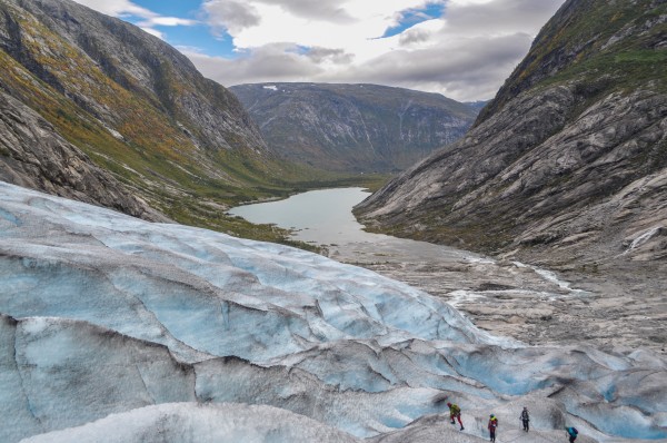 A glacier is unlike walking on any other surface you've ever encountered. The sheer scale of things is difficult to grasp.