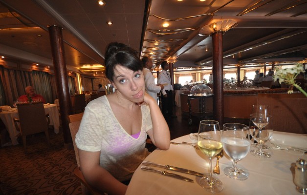 Lunch in dining room on the Silver Sea SilverWind